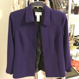 Plus Size Vintage Blazer (Purple)